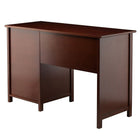 Winsome Delta Office Writing Desk, Walnut (94147)-Assembly required