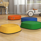 Qaba Ladybug Kids Balance Stepping Stones - Non-Slip Balance River Stones - Multicoloured-Promotes balance, coordination, and motor skills during active play 