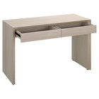 Hudson&Canal Pembroke 48'' Desk - Alder White-Clean with a soft, dry cloth and no harsh chemicals or abrasive cleaning materials
