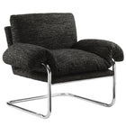 Modway Ansel Boucle Fabric Accent Chair - Charcoal-Boucle Fabric Upholstery