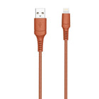 General Supply Goods + Co 6ft Braided MFI Lightning Cable - Rust-Sleek and tangle free