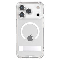 Blu Element DropZone Rugged Compatible with MagSafe Case with Kickstand for iPhone 17 Pro - Clear-Protection level  - 400 Drops at 10 Feet