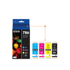 Epson T786 Ink Cartridge - Combo Capacity - Black & Colour Combo-Worry-free handling - smudge, fade and water resistant prints 
