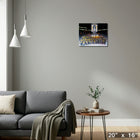 Vegas Golden Knights Banner Raising Team Posed - Framed Canvas - 20" x 16"-Perfect for any room in your home or office