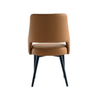 Manhattan Comfort Tremont 21.7" Modern Leatherette Upholstered Dining Chair - Saddle-Minimal Assembly Required. Hardware Included