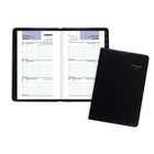AT-A-GLANCE 2027 Weekly Appointment Book - 6" H x 3-3/4" W - Black - Bilingual-Page size: 6" H x 3-3/4" W