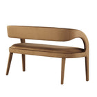 Modway Pinnacle Performance Velvet Accent Bench - Brown-Weight Capacity: 330 lbs.