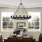 Modway Teleport 43" Chandelier - Brown-Black Coated Steel Frame