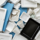 TerraCycle Styrofoam - Zero Waste Box - Large-What is included: Durable colour-printed collection box with internal liner, pre-paid UPS return shipping label, and recycling of collected waste