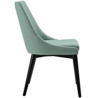 Modway Viscount Fabric Dining Side Chair - Laguna - 2 Pack-Polyester Fabric Upholstery 