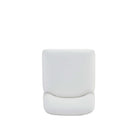 Manhattan Comfort Serena 17.71" Modern Leatherette Upholstered Barstool - White - 2 Pack-30 Day Limited Manufacturer's Warranty