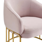 Modway Legacy Performance Velvet Armchair - Pink-Chair Weight Capacity: 331 lb