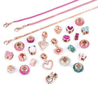 Make it Real Halo Charm Bracelets : Think Pink -Create up to 3 unique charm bracelets for girls with glimmering finishes, glimmery faux crystals and pretty shapes! These charms and beads will add just the right amount of pizazz to any outfit