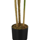 Monarch Specialties 51" Artificial Indoor Dracaena Tree - Floor - Black Pot-No assembly required: product dimensions: 23.5 in. L x 23.5 in. W x 51.25 in. H