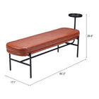Zuo Ploce Bench - Brown-7
