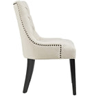Modway Regent Tufted Fabric Dining Chair - Beige-Dense Foam Padding