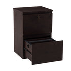 Koss 2-Drawer Vertical Filing Cabinet - Cherry-Letter/Legal hanging files