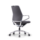 Nexten Pro Standard Height Back Office Chair - Grey-Arm rests and back recline simultaneously