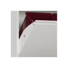Ceha Canada CK 2-Door Multipurpose Metal Storage Cabinet - 24" W - White-EASY TO USE: This cabinet’s sleek design features drawers and flaps that open simultaneously for quick access. Wall-mounting holes allow flexible placement to suit your space