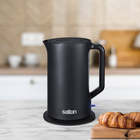 Salton Cordless Electric 1.7 L Kettle - Black- Auto Shut-Off for Safety - Automatically powers down once the water reaches boiling to prevent overheating and ensure peace of mind. 