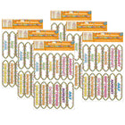 Ashley Productions Magnetic Die-Cut Timesavers & Labels - Confetti Months of the Year - 12 Per Pack - 6 Pack-Pre-labeled magnetic column header