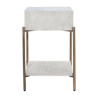 Zuo Yoru Side Table - Oak White-3 year limited warranty