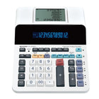 Sharp ELDP9001 12-Digit Paperless Printing Calculator - White -5 Line Scrolling LCD Display & 4 Memory Keys