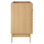 Modway Render 36" Bathroom Vanity Cabinet - Oak-Soft-Close Doors
