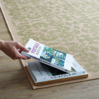 Modway Ariana Vintage Floral Trellis Indoor/Outdoor Area Rug - 9 ft W x 12 ft L - Light Green/Beige-Stain Resistant / Easy To Clean