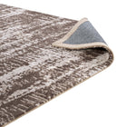 Modway Darja Distressed Rustic Modern Area Rug - 5 ft W x 8 ft L - Light/Dark Tan-Stain Resistant / Easy To Clean