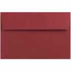 JAM Paper A9 Invitation Envelopes - 5.75 x 8.75 - Dark Red - 50 Pack-Envelope Features: Straight flap gum closure, high quality Smooth paper finish