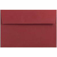 JAM Paper A9 Invitation Envelopes - 5.75 x 8.75 - Dark Red - 50 Pack-Envelope Features: Straight flap gum closure, high quality Smooth paper finish