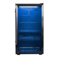 Danby 3.1 cu. ft. Free-Standing Beverage Center - Stainless Steel-Energy Star compliant, energy-efficient to help you save money without sacrificing performance