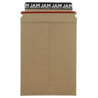 JAM Paper Photo Mailer Stiff Envelopes with Self Adhesive Closure, 6 x 8, Brown Kraft Recycled, 20 Pack (8866640g)-Brown