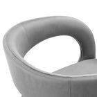 Modway Pinnacle Performance Velvet Dining Chair - Grey - 2 Pack-10