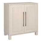 Hudson&Canal Chabot 28"W Accent Cabinet - Alder White-Modern contemporary design for your home office, bedroom, or living spaces
