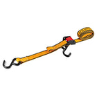 CAT 2-Piece Cam Buckle Strap Set with Soft Loops - 12' x 1-1/2"-Hook Type: Double J-hooks for versatile anchoring to various trailer and truck bed points