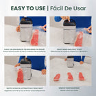 Instaseal Food Vacuum Sealing Bags Set - 2 Rolls and 30 Pre-Cut Bags-Durable and Reliable Performance: Constructed to withstand freezing and boiling, these bags are ideal for sous vide cooking and long-term freezer storage, maintaining their integrity under various conditions.