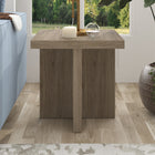 Hudson&Canal Boden 22"W Square Side Table - Antiqued Grey Oak-Clean with a soft, dry cloth and no harsh chemicals or abrasive cleaning materials