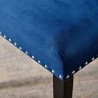 Modway Parcel Performance Velvet Dining Side Chairs - Navy - 2 Pack-Dense Foam Padding