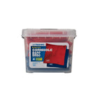 Triumph Competition Microfiber Bean Bag Set with Tray - 6" x 6" - Red/Blue - 8 Pack-7