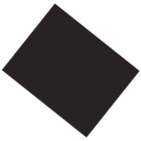 UCreate Coated Poster Board, Black, 22" x 28", 25 Sheets-12 pt. thickness