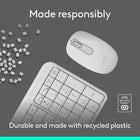 Logitech MK250 Compact Wireless Mouse & Keyboard - Off-White-Comfortable, compact: a mobile Bluetooth mouse small enough to toss in a bag with a smooth ambidextrous shape to guide either hand into a natural position