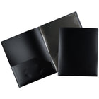 JAM Paper Heavy Duty Plastic Multi-Pocket Folders - 6 Pocket Organizer - Black - 2 Pack-4