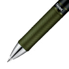 Pentel EnerGel Dark Colours Retractable Gel Roller Pen - 0.7mm - Olive Black-Liquid gel ink dries so fast even left-handed writers love it - no smears, no smudges, no globs