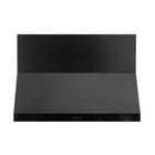 KUCHT KRH483A-C 48" 1200 CFM Wall Mounted Range Hood - Gemstone-This pro-style range hood features 2 powerful blowers up to 1200CFM that will give you different levels of airflow and capture smoke and cooking odours in a quiet operation
