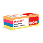 Staples Stickies Brights Notes - 1-3/8" x 1-7/8"-Adhesive bright notes
