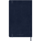 Moleskine 2027 12 Month Weekly Soft Cover Planner - 5" x 8.25" - Sapphire Blue-Colour coordinated expandable inner pocket