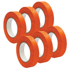 DSS Distributing Premium Grade Masking Tape - 1" x 55 yds - Orange - 6 Rolls-This easy to write on, low gloss tape is great for a variety of projects including labeling and color coding.