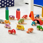 TickiT Rainbow Wooden Vehicles - Set of 12-Grade VPK